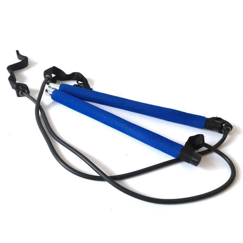 Yoga Cross fit Exerciser Pull Rope Portable Gym Workout Pilates Bar Trainer? Elastic Bands