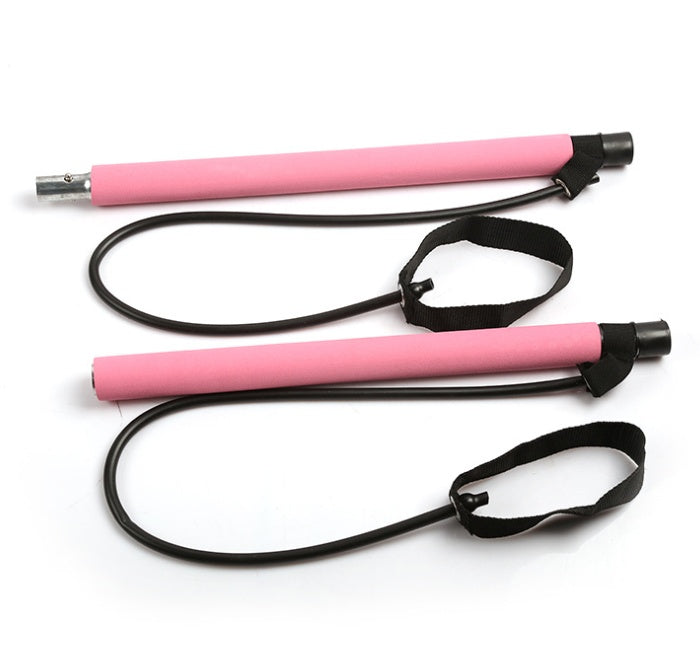 Yoga Cross fit Exerciser Pull Rope Portable Gym Workout Pilates Bar Trainer? Elastic Bands