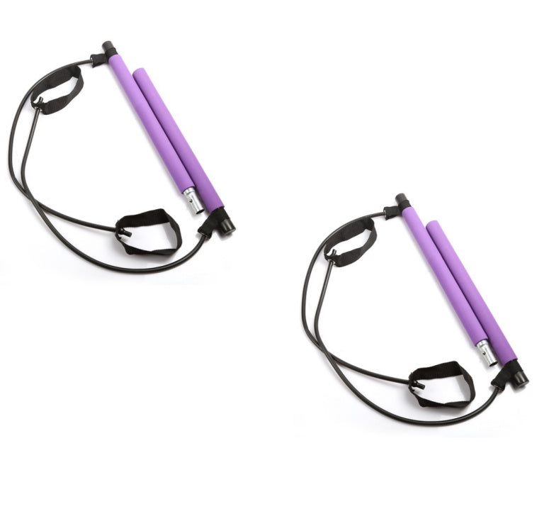 Yoga Cross fit Exerciser Pull Rope Portable Gym Workout Pilates Bar Trainer? Elastic Bands