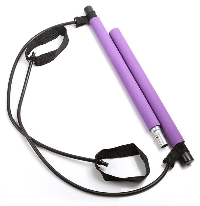 Yoga Cross fit Exerciser Pull Rope Portable Gym Workout Pilates Bar Trainer? Elastic Bands
