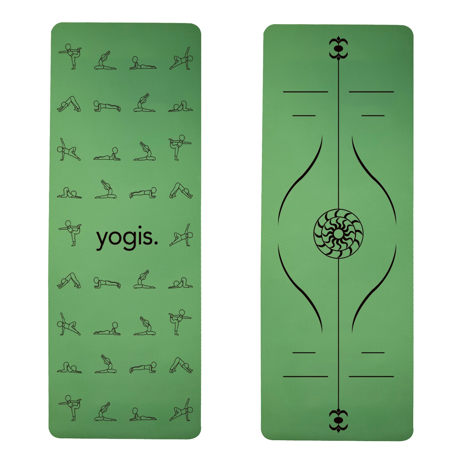 Yoga Mat Posture Line Non-slip Custom Fitness Mat For Beginners Plank Support